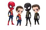Figurine Banpresto Marvel Q Posket Spiderman No Way Home Series Ver A B x 4
