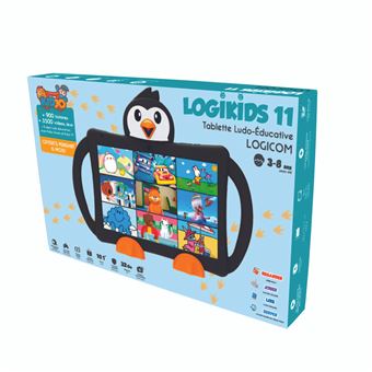 Tablette Pour Enfants Logikids Star 10.1" - Android 15, 4 Go RAM, 64 Go - Avec Coque Silicone Et 6 Mois Kidjo Offerts - 3 à 8 Ans