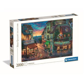 Puzzle 2000 pièces Clementoni Rues d'Europe