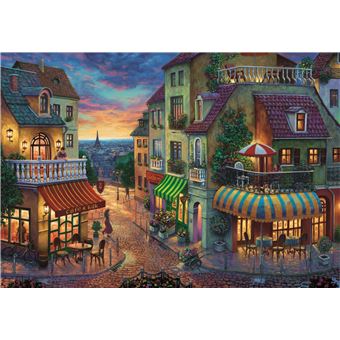 Puzzle 2000 pièces Clementoni Rues d'Europe