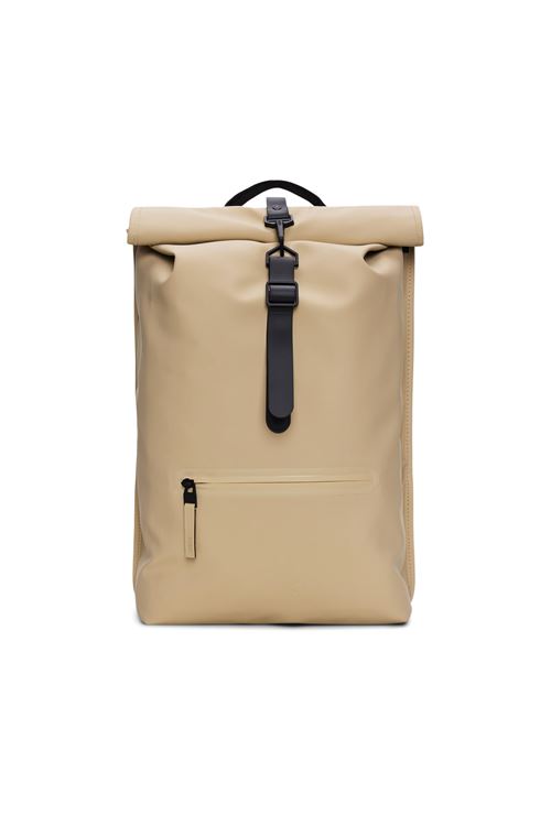 Sac à dos Rains Rolltop Rucksack pour ordinateur portable 16 Beige