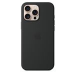 Coque en silicone avec MagSafe pour iPhone 16 Pro Max - Black Minuit