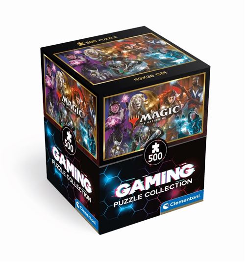 Clementoni Puzzle Cube Magic The Gathering 500 Pièces Puzzle pour Adultes 14 Fabriqué en Italie 35563