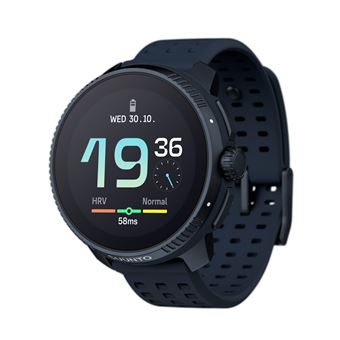 Montre connectée Suunto Race 36 mm Noir minuit avec bracelet silicone Bleu - 1