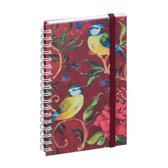 Agenda EXACOMPTA Lady 16S Spirale Sophie Adde Mésanges - 9 X 16 Cm - 1