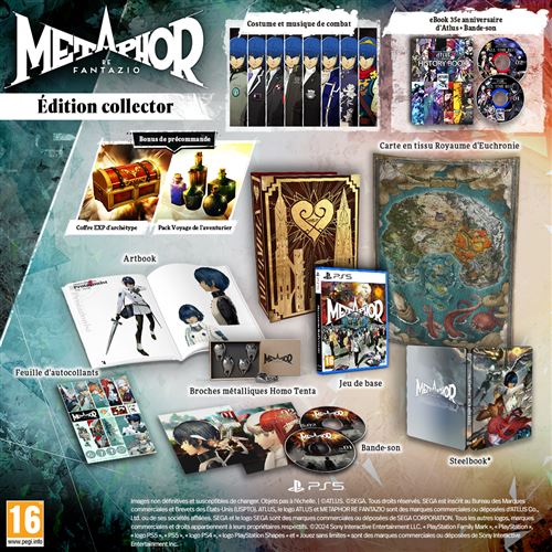 Pochette avant du jeu Metaphor : ReFantazio Edition Collector PS5