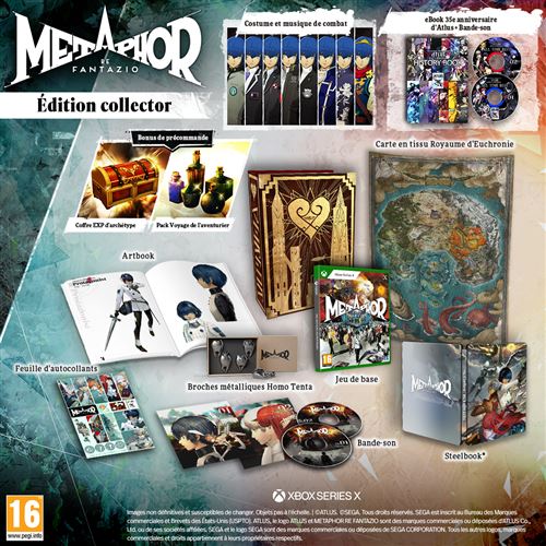 Pochette avant du jeu Metaphor : ReFantazio Edition Collector Xbox Series X