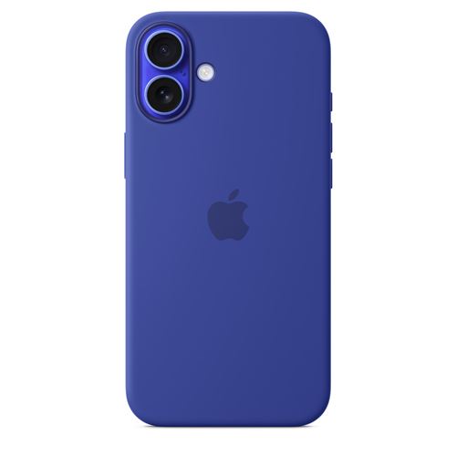 Coque en silicone avec MagSafe pour iPhone 16 Plus Outremer