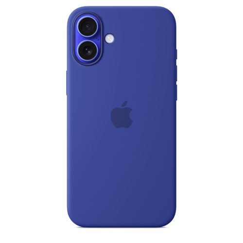 Coque en silicone avec MagSafe pour iPhone 16 Plus Outremer
