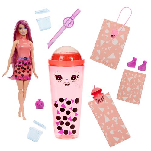 Mattel Garçons Orange Poupée Bubble Mango Mochi Tea Pop Reveal Doll - Image 2