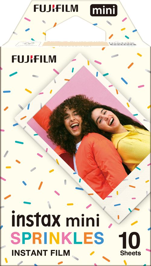 Pack De 10 Films Fujifilm Sprinkles pour Appareils Instax Mini