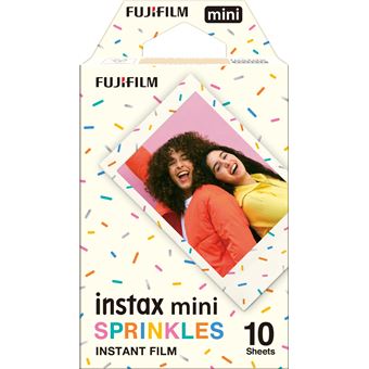 Pack de 10 films Fujifilm Sprinkles pour appareils instax Mini