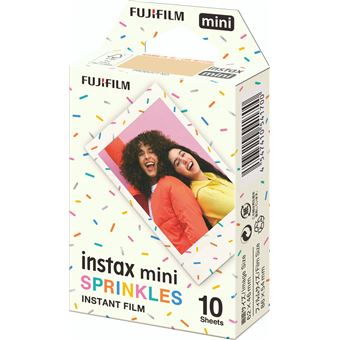 Pack de 10 films Fujifilm Sprinkles pour appareils instax Mini