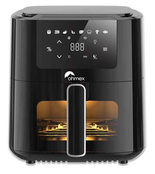Friteuse à air Ohmex OHM-FRY-5110AIR 1500 W Noir