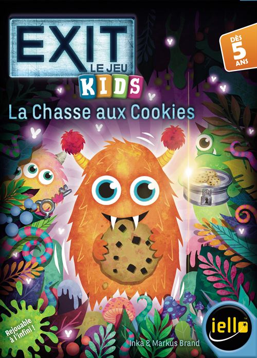 Boite de Jeu d'escape game Iello Exit Kids 2 La Chasse aux Cookies