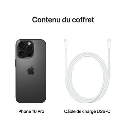 ⭐︎iPhone16Pro,128GB,バッテリー100⭐︎ Apple iPhone 16 Pro (128 Go) - Titane Noir : Amazon.fr: High-Tech