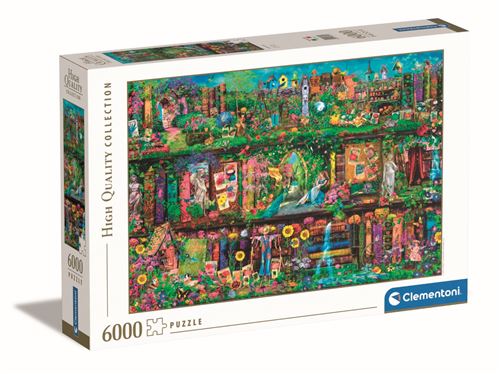 Puzzle 6000 pièces Clementoni Garden Shelf
