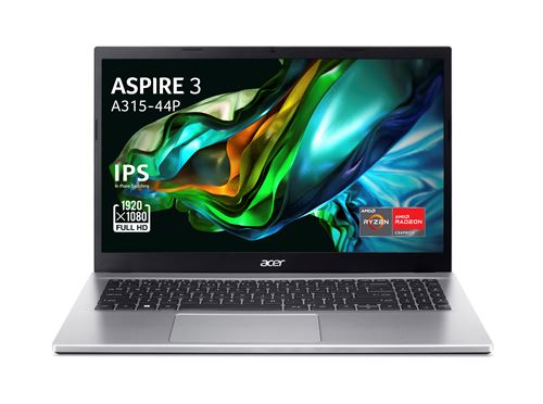 PC portable Acer Aspire 3 15 A315-44P-R8WK 15,6 AMD Ryzen™ 5 8 Go RAM 512 Go SSD Gris