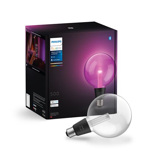 Ampoule connectée Philips Hue G125 E27 7 W Blanc