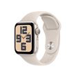 Apple Watch SE GPS 40 mm Boîtier en Aluminium Lumière Stellaire avec Bracelet Sport Lumière Stellaire S/M version 2024