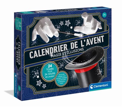 Clementoni Calendrier de l'avent Magie - 24 Jours: 24 Tours de magie - Manuel illustré pour apprendre les tours