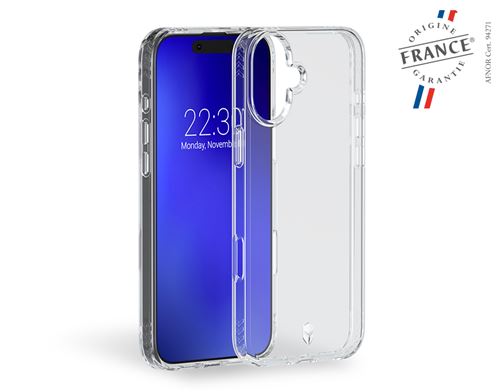 Coque Renforcée Forcecase pour iPhone 16 Plus Transparent