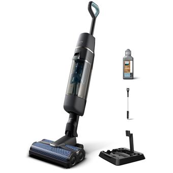 Aspirateur balai Philips AquaTrio Cordless Série 7000 XW7110/01 25,9 V Gris anthracite et Doré