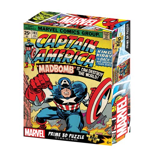 PUZZLE 300P THE CAPTAIN AMERICA VINTAGE PRIME 3D