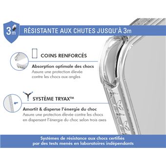 Coque étanche Transparente MagSafe – Pour IPhone 16/15 Pro Max/16e – Protection Intégrale