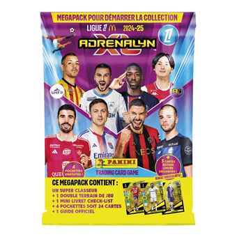 Panini Foot Boîte - PANINI - Foot Ligue 1 2024-2025 - McDonald's - 50 Pochettes Carte Panini Foot 2025 2026