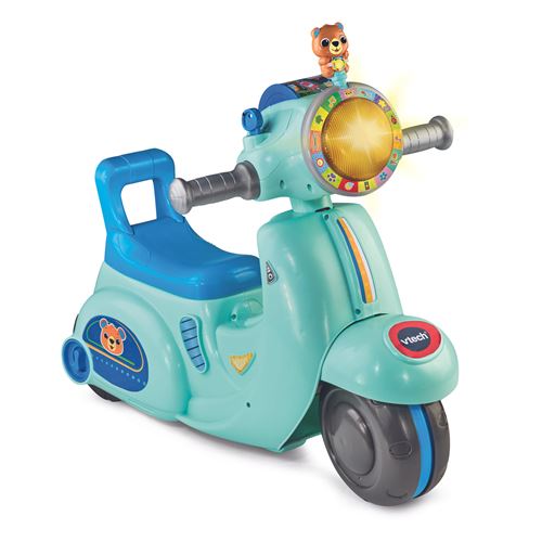 Porteur bébé scooter interactif 3 en 1 Vtech Baby Bleu