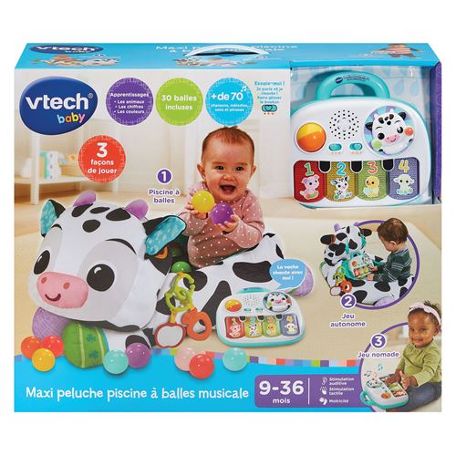 Jeu d'éveil Vtech Baby Maxi peluche piscine à balles musicale