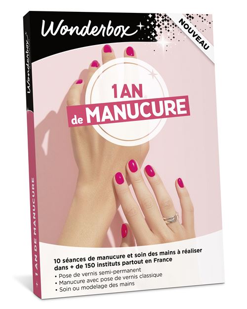 Coffret cadeau Wonderbox 1 an de manucure