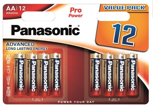 Panasonic pile alcaline pro power lr6ppg 12bw pile alcaline