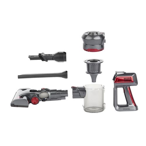 Aspirateur balai en EasyClean UP600 Rouge et Gris