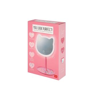 Mirroir de maquillage lumineux Legami You Look Purrfect