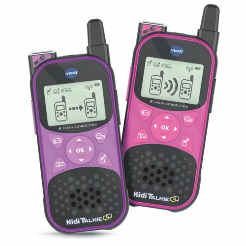 Set de 2 Talkies Walkies Vtech Kidi Explorer Rose et Violet - Vtech
