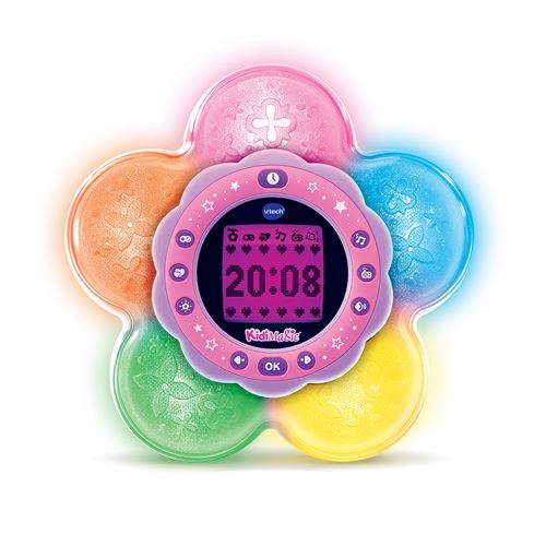 VTech - KidiMagic Starlight Violet, Radio Réveil Enfant 9 en 1, Étoile avec Effets Lumineux, Projection de l'Heure au Plafond, Enceinte, Jeux. 30