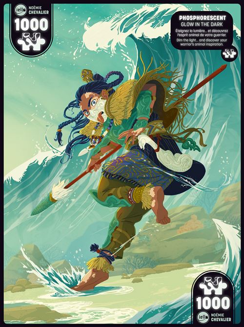 Puzzle 1000 pièces Iello Phosphorescent Glow in the Dark Sea Spirit