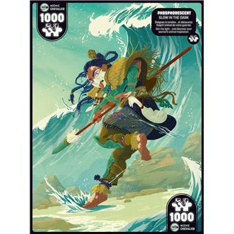 Puzzle 1000 pièces Iello Phosphorescent Glow in the Dark Sea Spirit