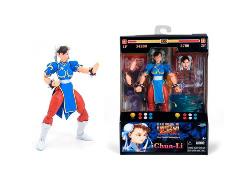 Figurine articulée avec accessoires Jada Chun Li 15 cm