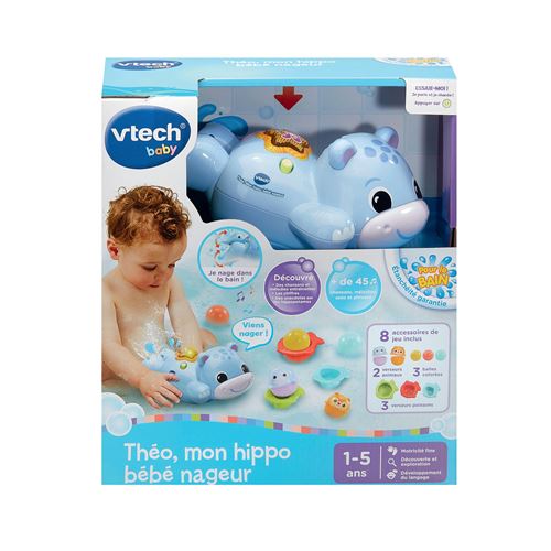 Jeu D'éveil Théo Mon Hippo Bébé Nageur Vtech La Boite - vue 3