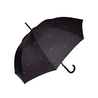 Isotoner Automatische rieten paraplu Pois Lucky