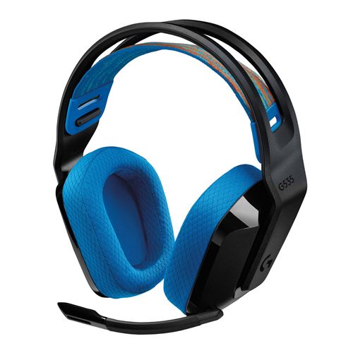 Casque gaming sans fil Logitech G535 Lightspeed Noir et Bleu