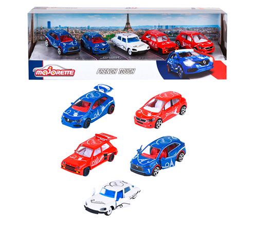 Coffret de 5 véhicules Majorette French Touch Giftpack