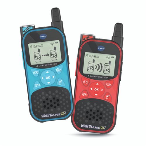 VTech Kidi Talkie Explorer et Talkies Walkies Enfants avec Lampe Torche Communication Cryptée Sécurisée Portée de 200 Mètres Cadeau Enfant Dès Contenu en Français - vue 2