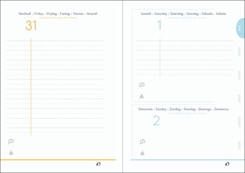 Agenda Pac Man Eurotextagenda ML - 1 Jour Par Page - 12 X 17 Cm