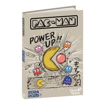 Agenda scolaire Quo Vadis Pac-Man Année 2025-2026 Modèle aléatoire - 1