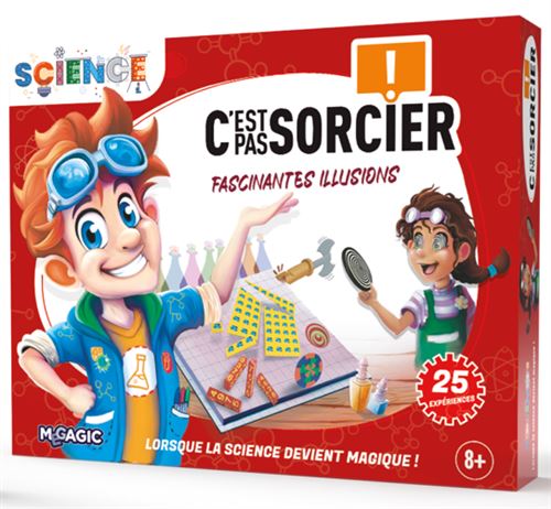 Jeu de sciences et d'expérience Megagic C'est pas sorcier Coffret Fascinantes expériences