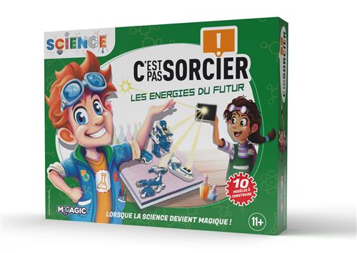 Jeu de sciences et d'expérience Megagic C'est pas sorcier Coffret Les énergies du futur Edition limitée